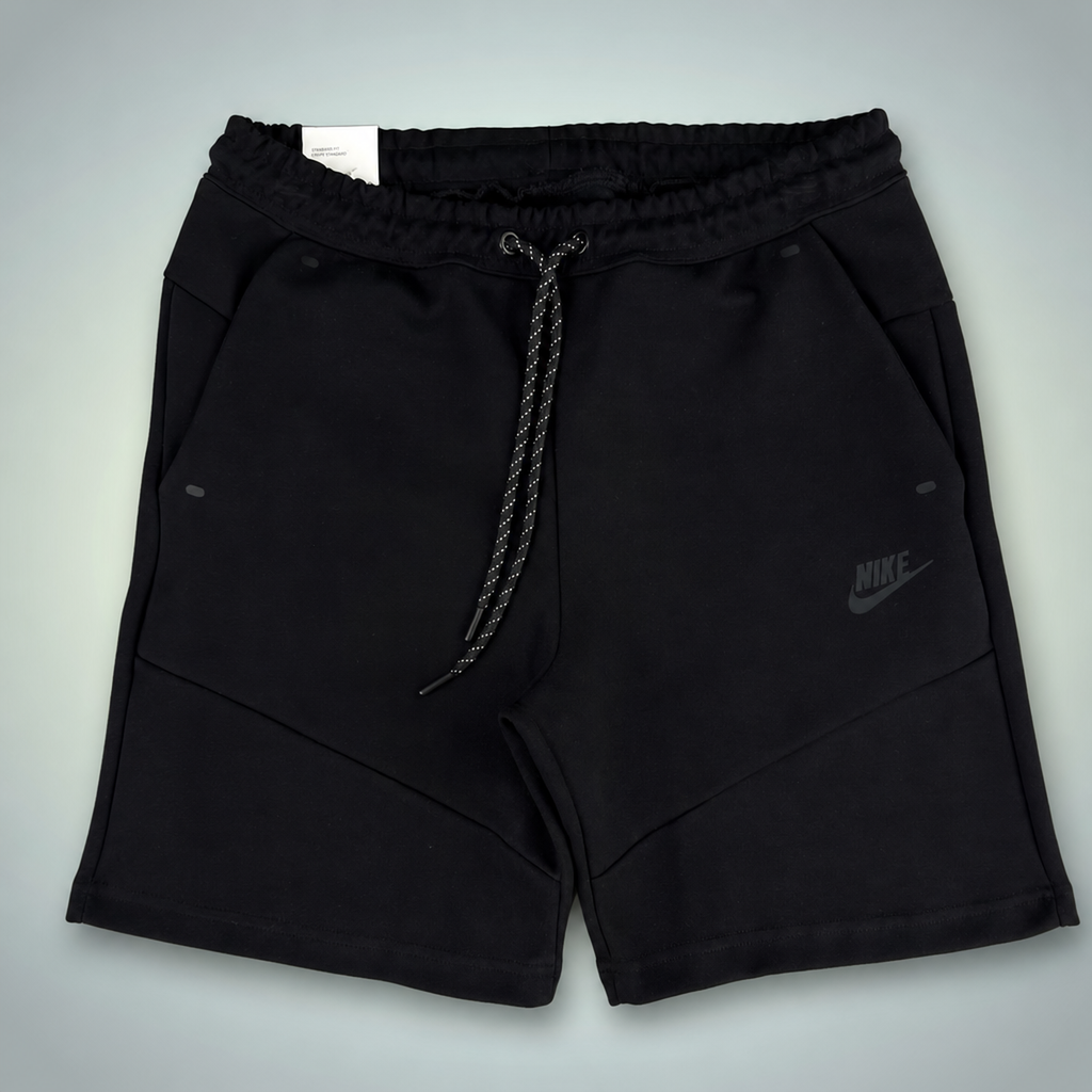 Nike Tech Fleece мъжки спортни къси панталонки, черен. Premium качество