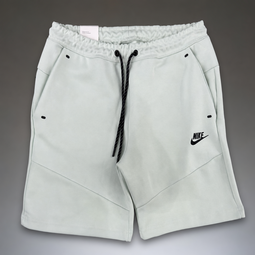 Nike Tech Fleece мъжки спортни къси панталонки, ментов. Premium качество