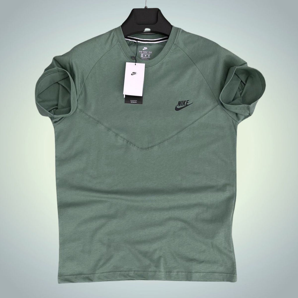 Мъжка зелена тениска Nike Tech Fleece. Модел 2024. Premium качество