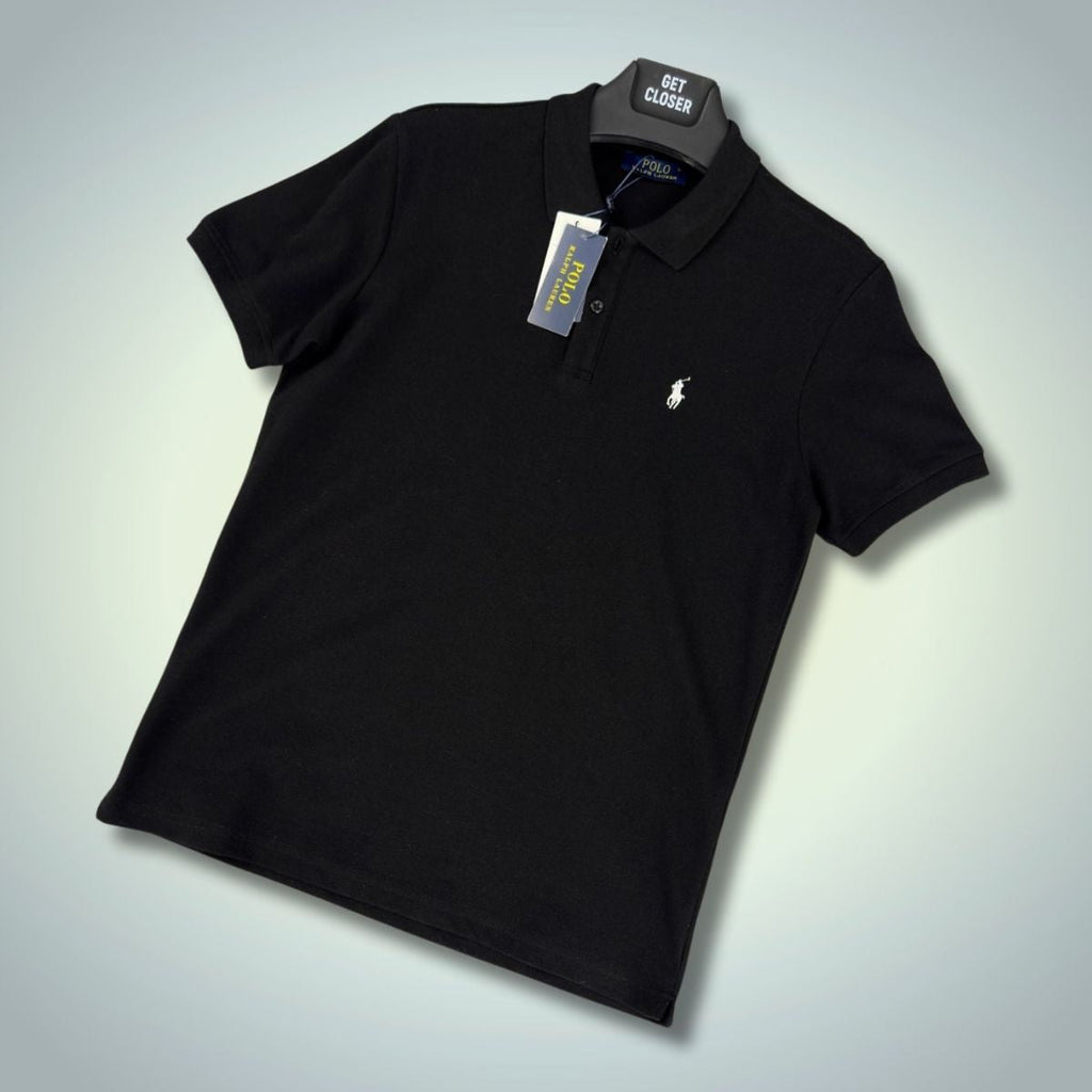 Мъжка черна поло тениска Ralph Lauren. Premium качество