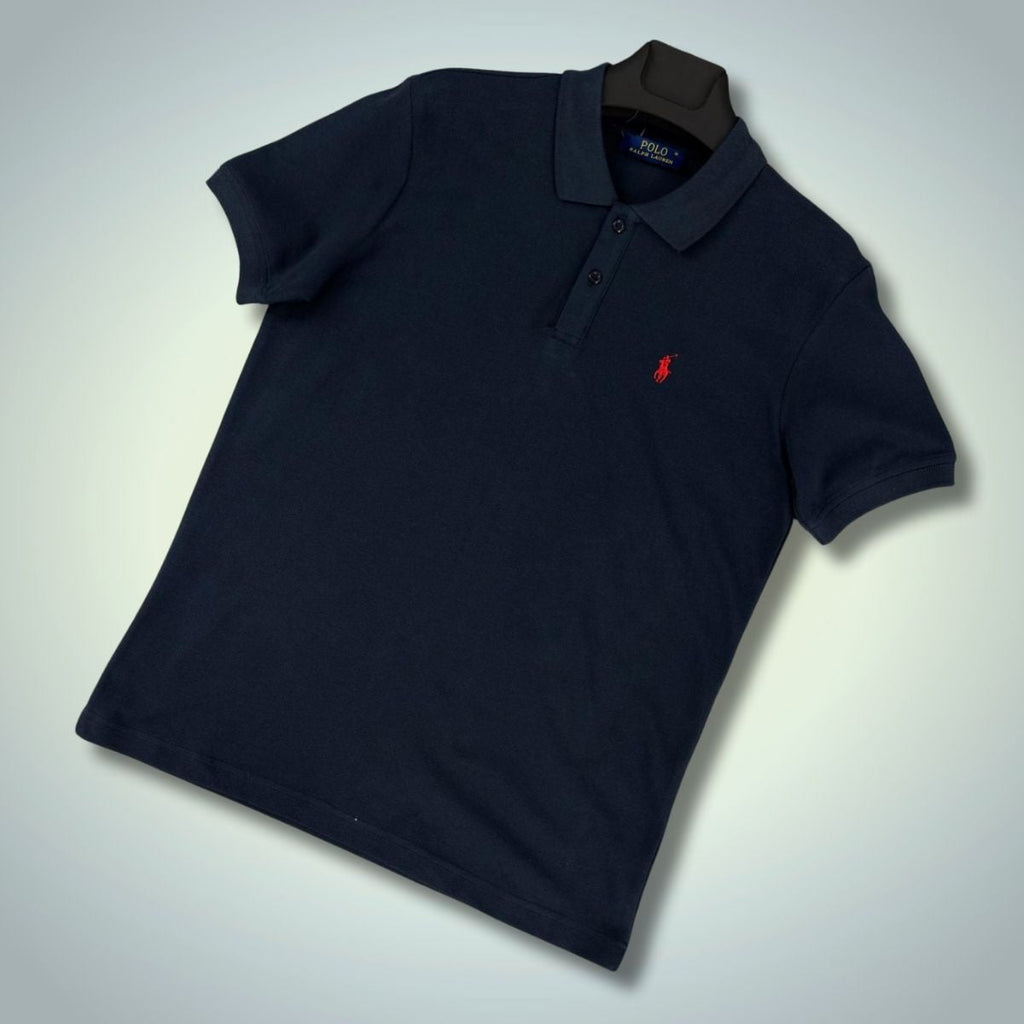 Мъжка тъмносиня поло тениска Ralph Lauren. Premium качество