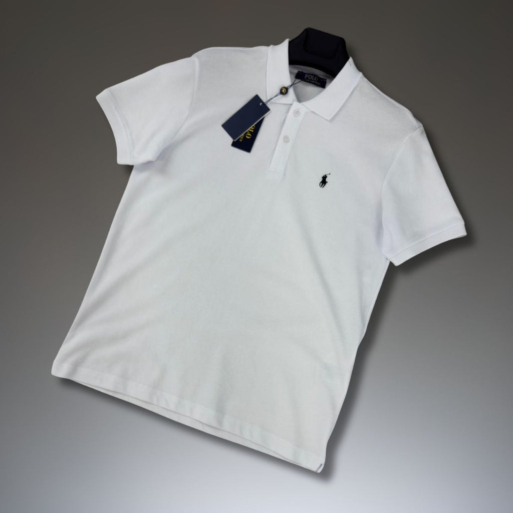 Мъжка бяла поло тениска Ralph Lauren. Premium качество