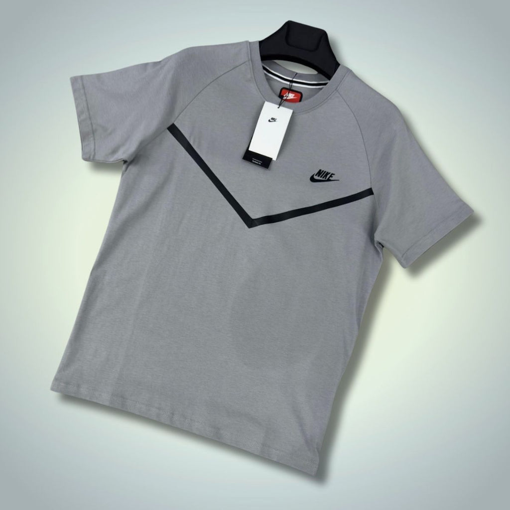 Мъжка сива тениска Nike Tech Fleece. Нов Модел 2024. Premium качество