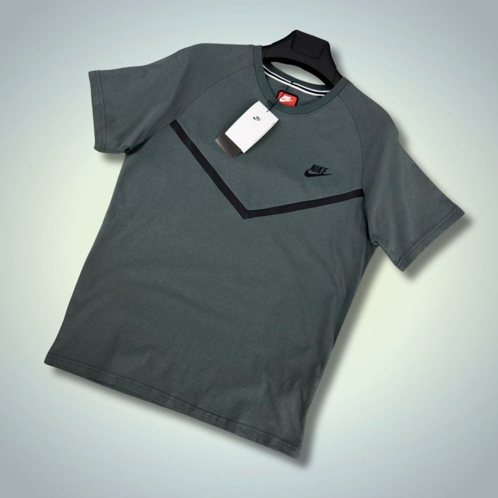 Мъжка графитена тениска Nike Tech Fleece. Модел 2024. Premium качество
