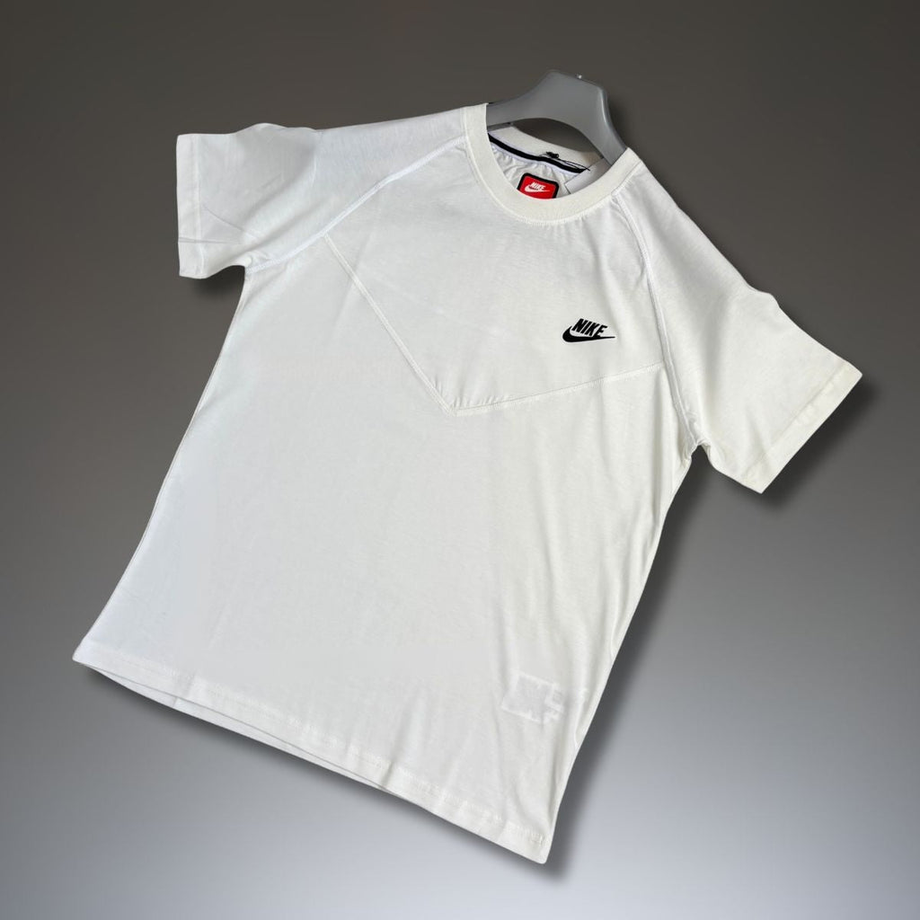 Мъжка мръснобяла тениска Nike Tech Fleece. Модел 2023. Premium качество
