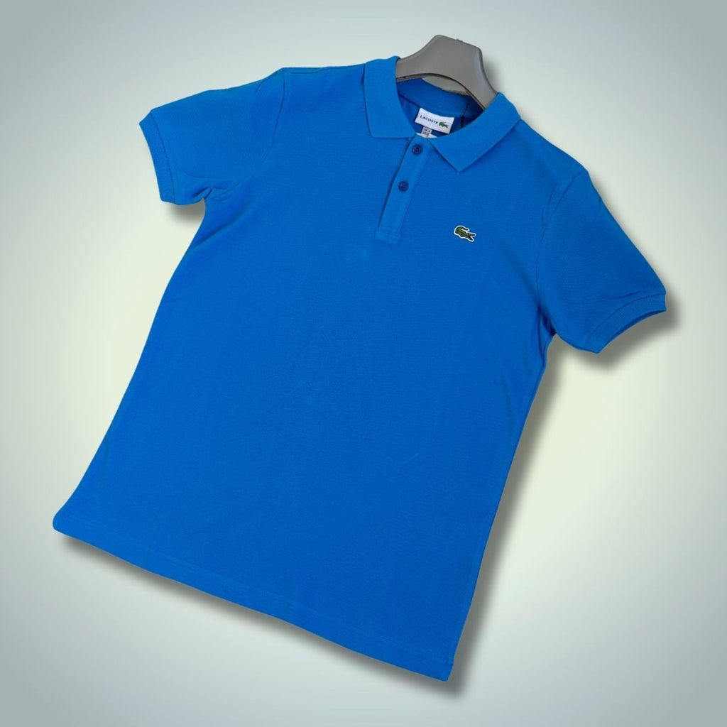 Мъжка синя поло тениска Lacoste. Premium качество