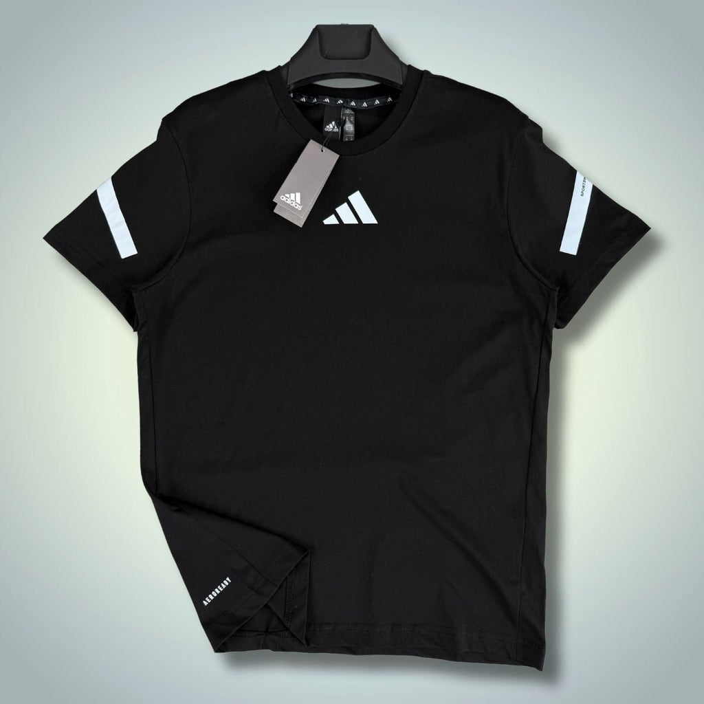 Мъжка черна тениска Adidas. Модел 2025. Premium качество