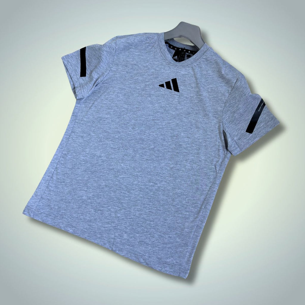 Мъжка класическо сива тениска Adidas. Модел 2025. Premium качество