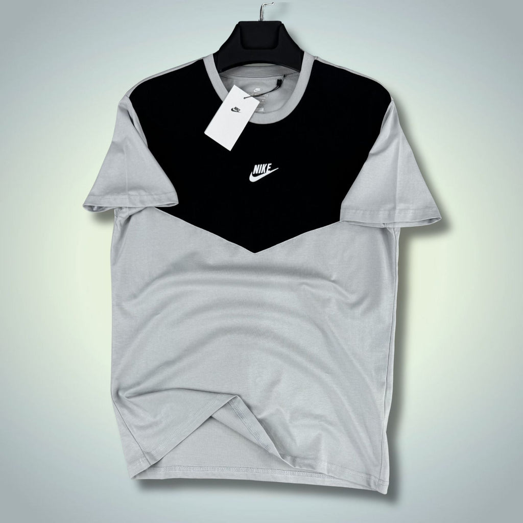 Мъжка черно-сива тениска Nike Tech Fleece. Модел 2026. Premium качество