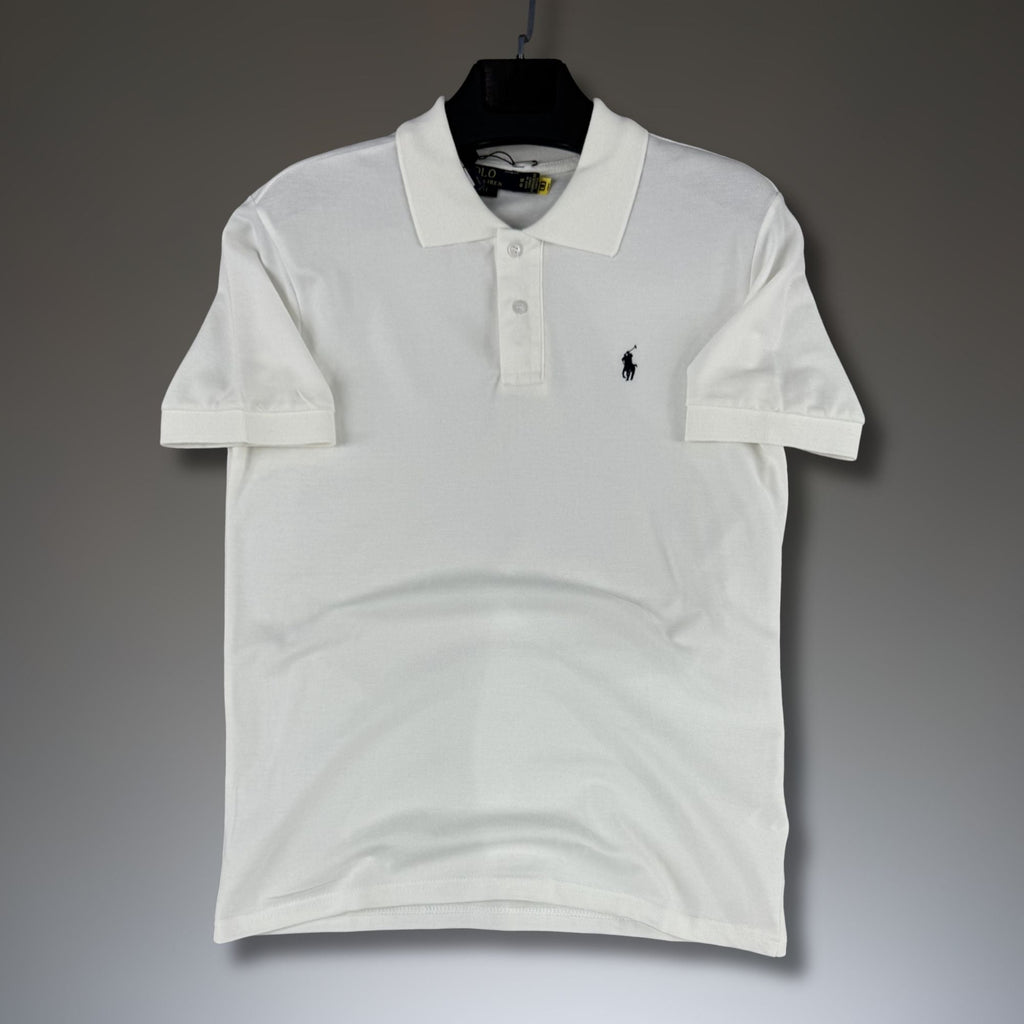 Мъжка мръснобяла поло тениска Ralph Lauren. Premium качество