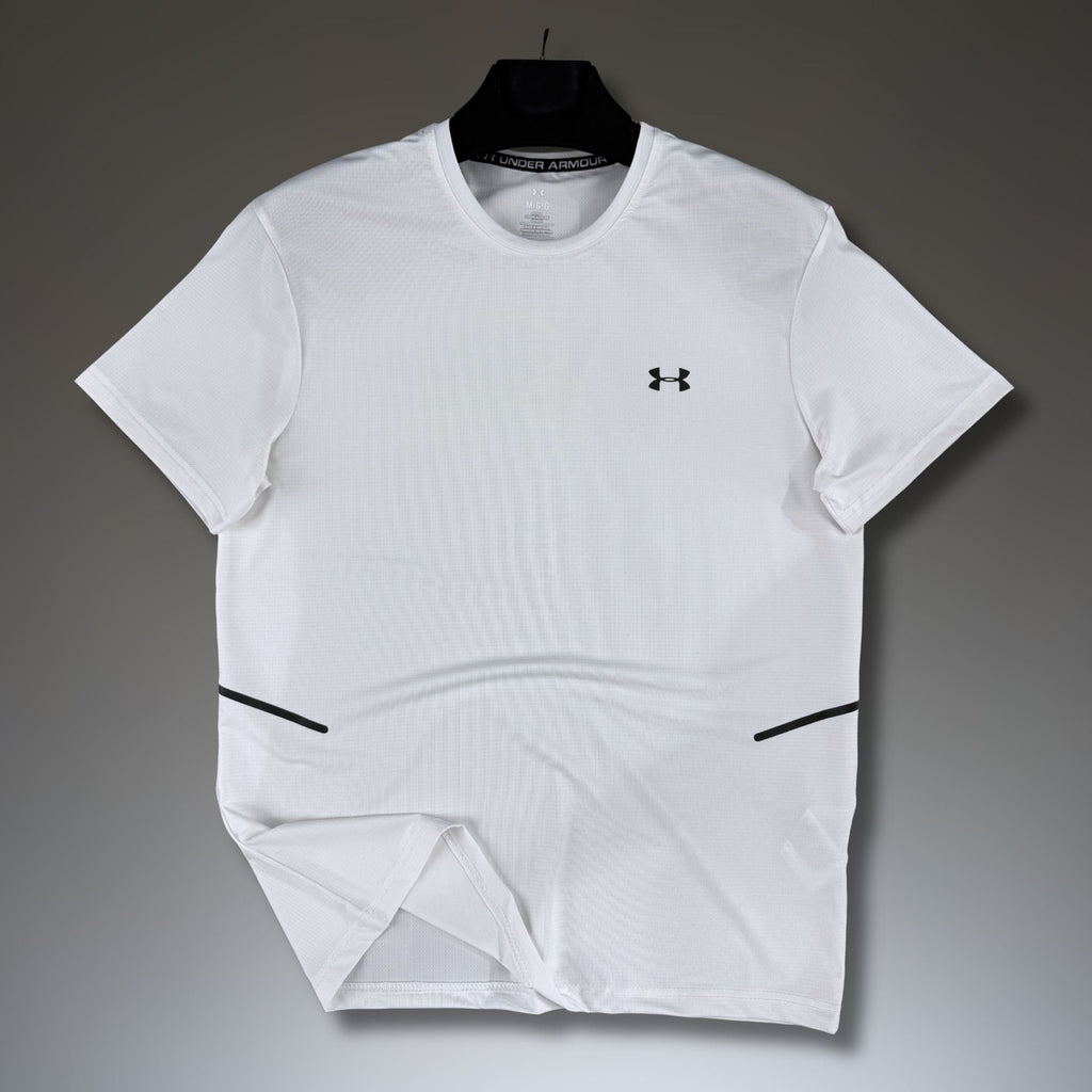Мъжка спортна бяла тениска Under Armour. Premium качество