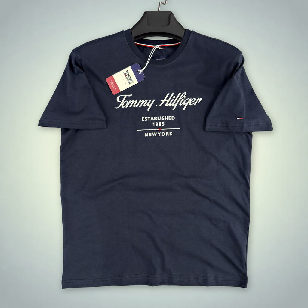 Tommy Hilfiger мъжка тениска, тъмносин. Premium качество