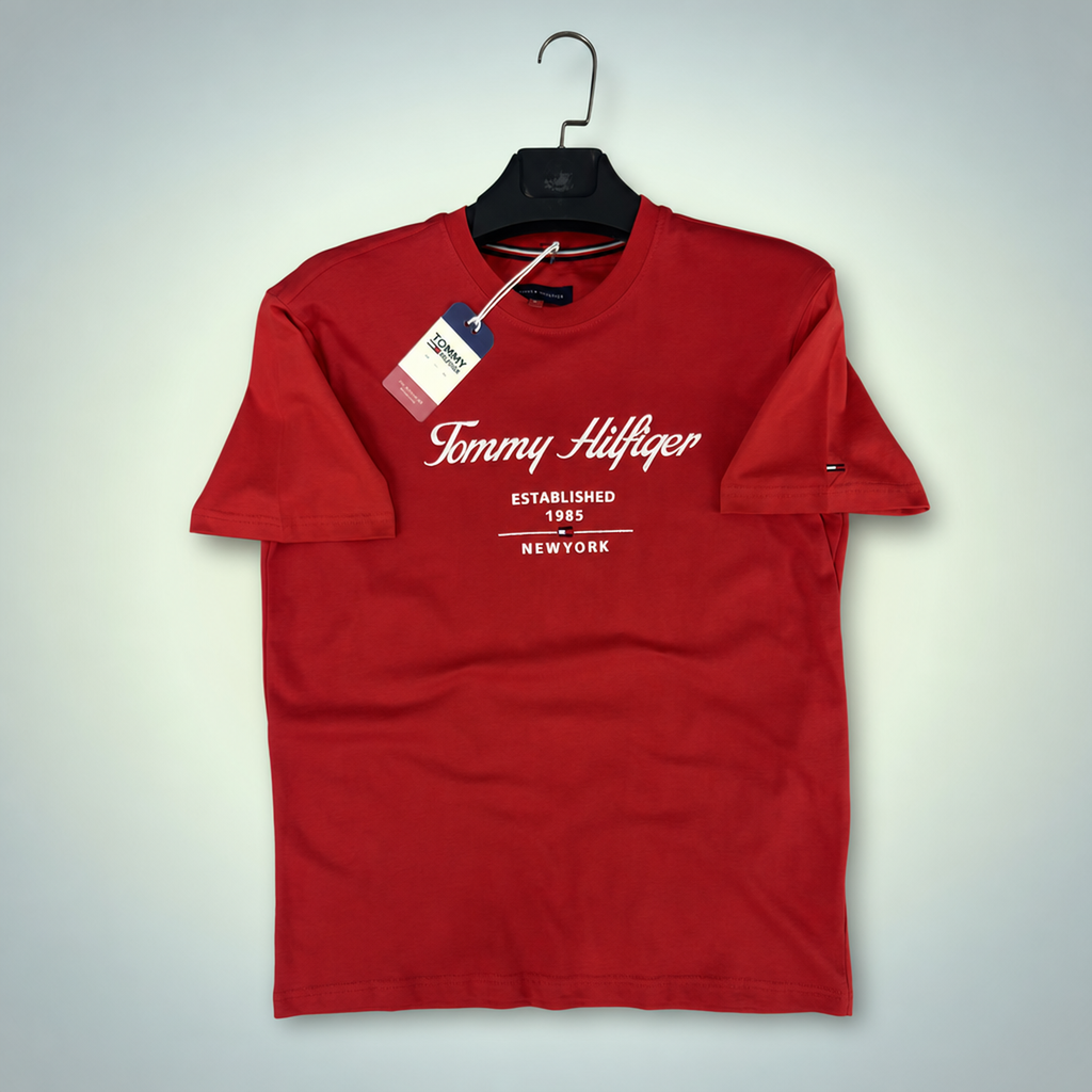 Tommy Hilfiger мъжка тениска, червен. Premium качество