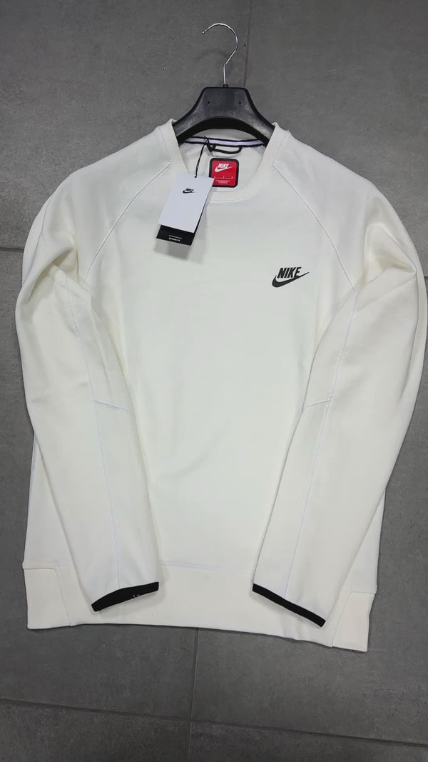 Nike Tech Fleece мъжка блуза, бяла. Premium качество