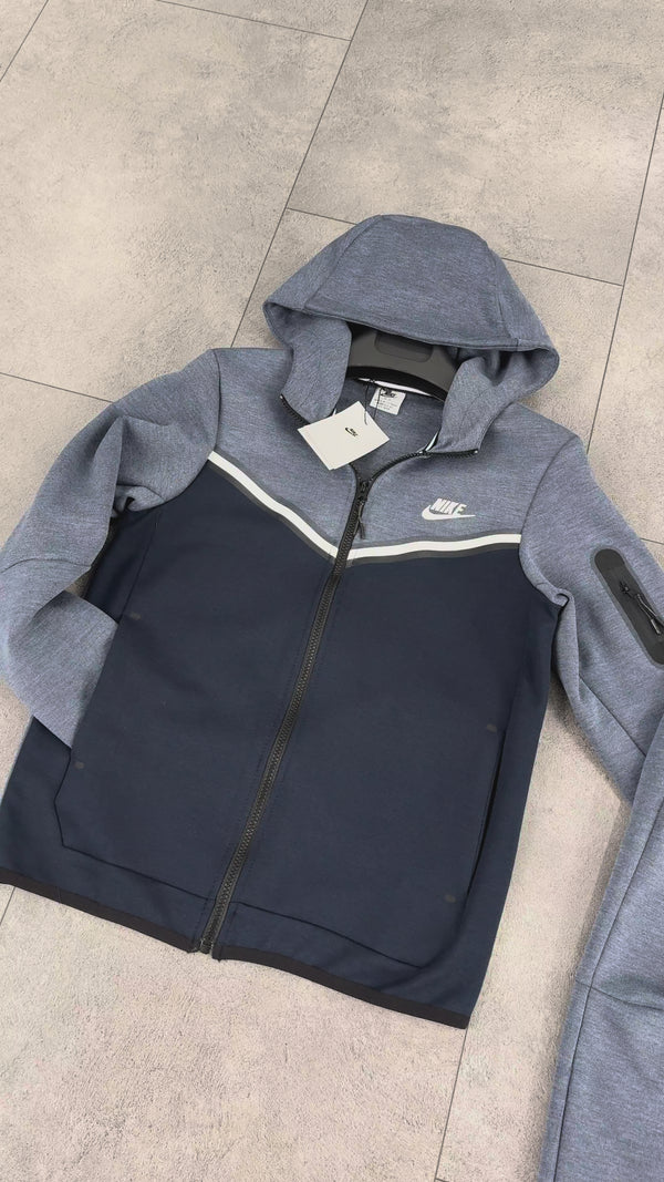 Nike Tech Fleece детски спортен екип, син - тъмносин. Модел 2024. Premium качество