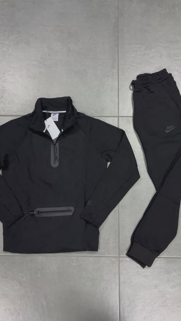 Nike Tech Fleece детски спортен екип, черен. Модел 2024. Premium качество
