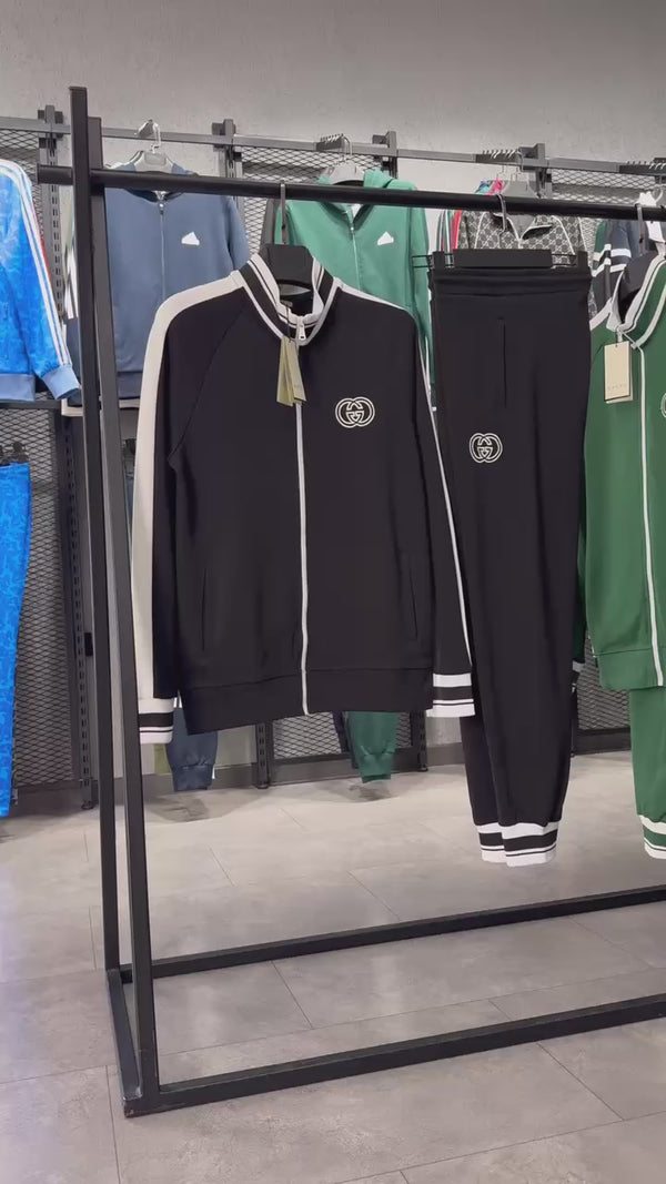 Gucci мъжки спортен екип, 2025, черен. Premium качество