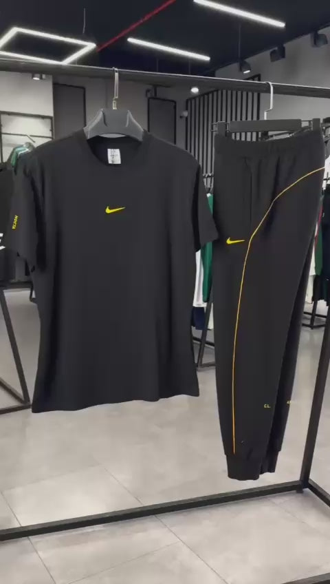 Nike Nocta мъжки летен спортен екип, класическо сив. Premium качество